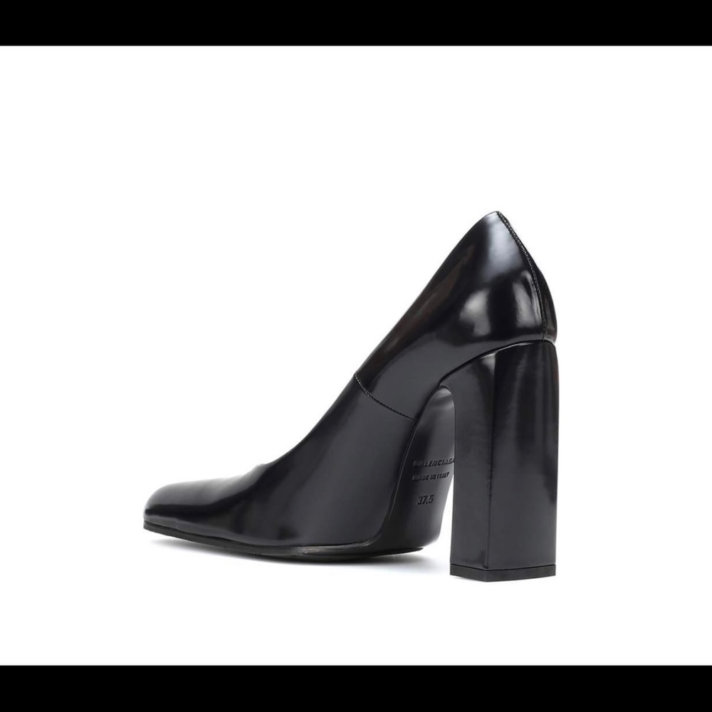 Black leather pumps - Picture 5 of 6